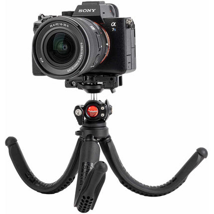 Fotopro UFO4 Mini trípode flexible para cámaras y móviles 4.4 lb capacidad 360° cabezal