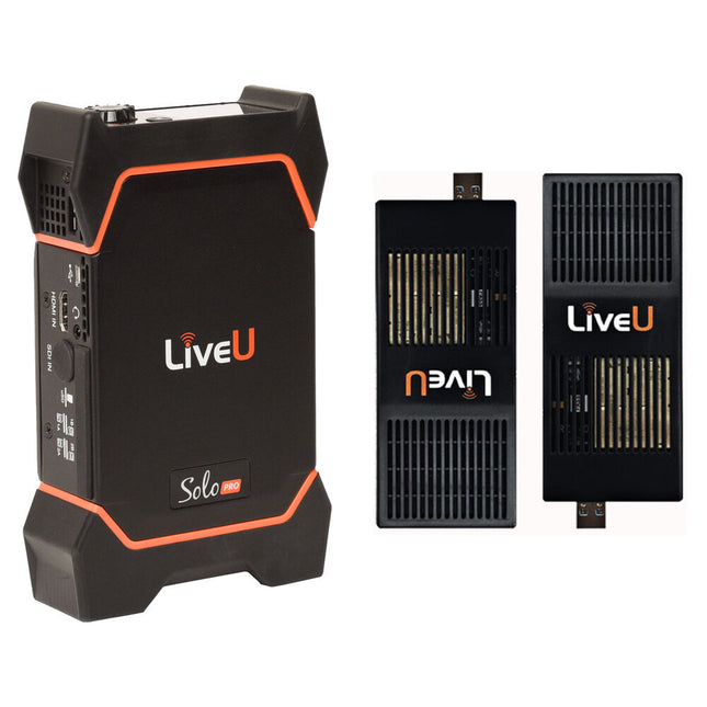 LiveU Solo Pro HDMI Codificador de Video 4K60 con Kit 2 Módems