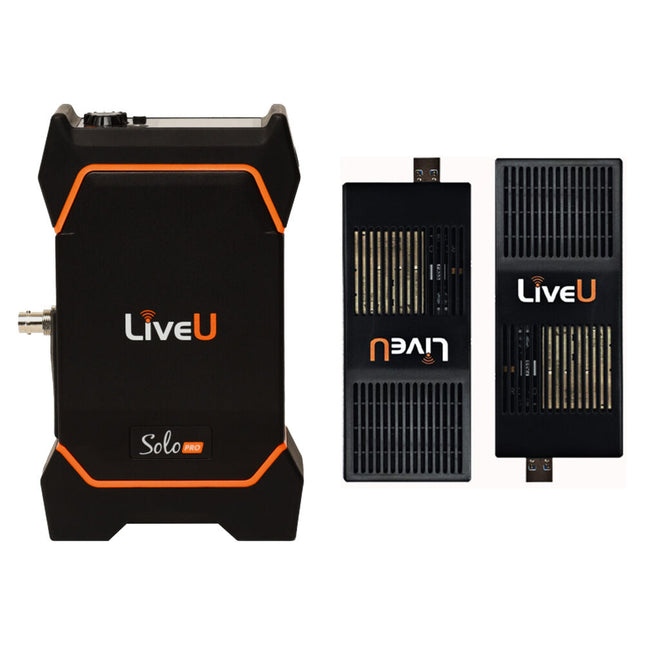 LiveU Solo Pro Codificador de Video Audio 4K60 SDI HDMI con Kit 2 módems