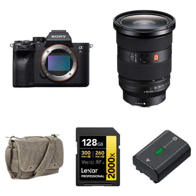 Sony a7R IVA Cámara sin Espejo con Lente 24-70mm f2.8 II Sensor 61MP Kit Completo