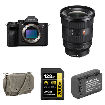 Sony a7R V Cámara Sin Espejo con Lente 16-35mm f2.8 II 61MP y Kit Completo