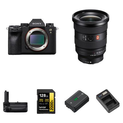 Sony a9 II Cámara sin Espejo 24.2MP 20fps con Objetivo 16-35mm f2.8 y Kit Completo