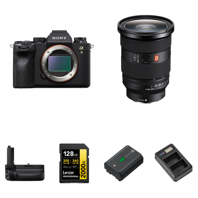 Sony a9 II Cámara sin Espejo 24.2MP 20fps 24-70mm f2.8 II Kit Completo