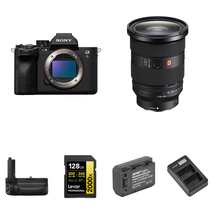 Sony a7R V Cámara sin Espejo 61MP y Lente 24-70mm f/2.8 II Kit Completo