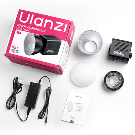 Ulanzi C60 Luz LED Video Bi-Color 2000 Lux Batería 3300mAh