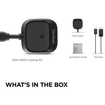 ViewSonic WPD-900E Sistema de Presentación Inalámbrico Full HD 98 pies USB-C