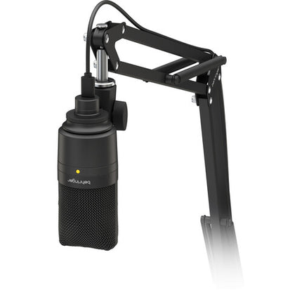 Behringer Micrófono Profesional USB para Podcast con Brazo y Filtro Pop