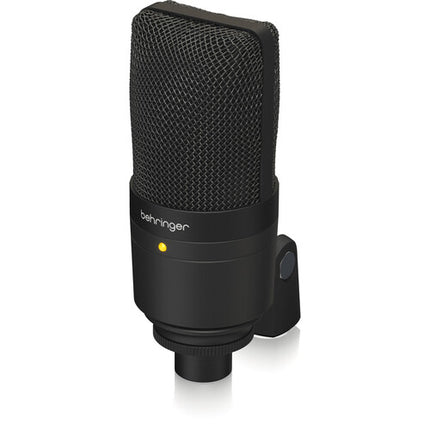 Behringer Micrófono Profesional USB para Podcast con Brazo y Filtro Pop