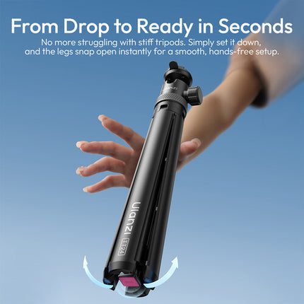 Ulanzi TT24 Cka Selfie Stick y Trípode 4.9’ Altura Carga 2.2 lb
