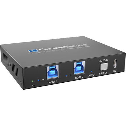 Comprehensive Pro AV/IT Integrator Hub 2x1 USB 3.2 Gen 2 con RS232 Control y Adaptador 12V 2A