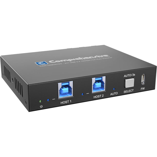 Comprehensive Pro AV/IT Integrator Hub 2x1 USB 3.2 Gen 2 con RS232 Control y Adaptador 12V 2A