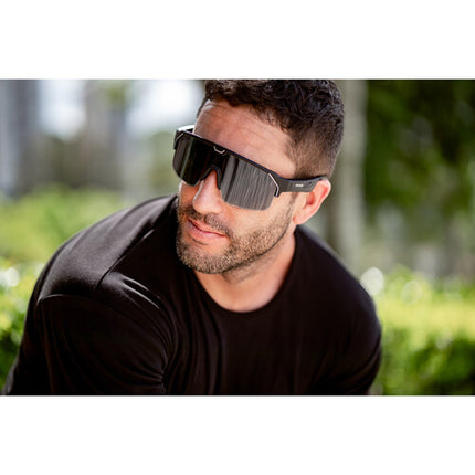 Chamelo Music Shield Gafas con Altavoces Integrados Lentes Resistentes y Ajustables