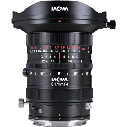 Venus Optics Laowa 17mm f4 Zero-D Objetivo Desplazable Hasselblad X 86mm Filtro 104° Campo Visual