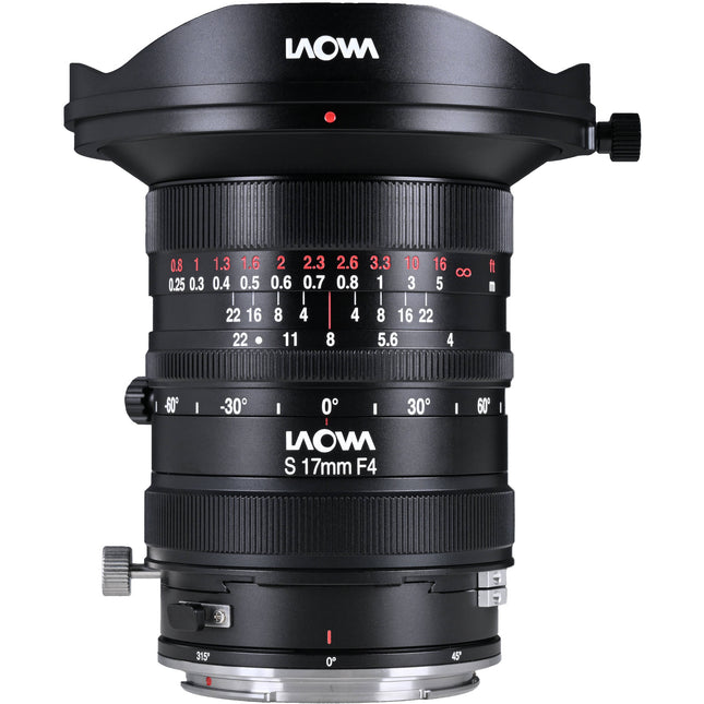 Venus Optics Laowa 17mm f4 Zero-D Objetivo Desplazable Hasselblad X 86mm Filtro 104° Campo Visual