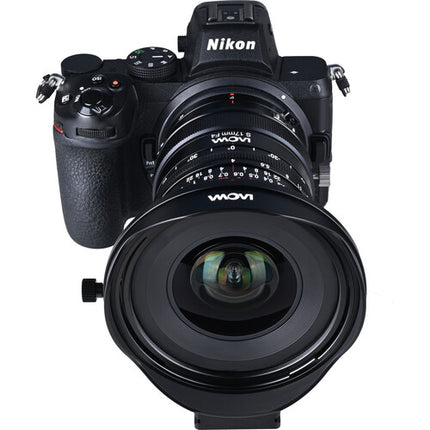 Venus Optics Laowa 17mm f4 Zero-D objetivo shift para Nikon Z soporte Arca-Swiss