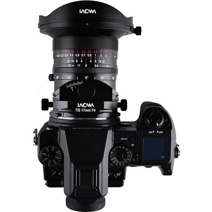 Venus Optics Laowa 17mm f4 Zero-D Objetivo Tilt-Shift para FUJIFILM G 8mm Shift 10° Tilt