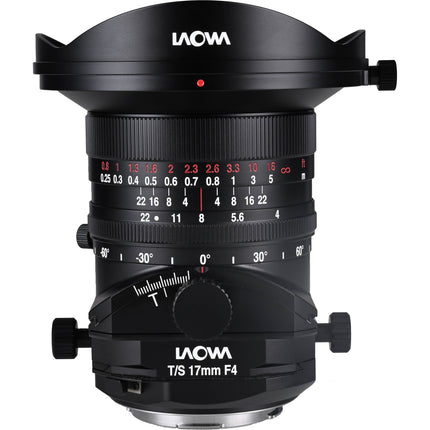 Venus Optics Laowa 17mm f4 Zero-D Objetivo Tilt-Shift L-Mount F22 12mm Shift 10° Tilt