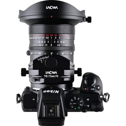 Venus Optics Laowa 17mm f/4 Zero-D Lente Tilt-Shift Nikon Z 12mm Shift 10° Tilt