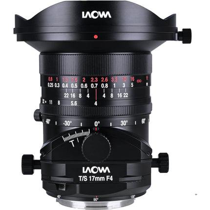 Venus Optics Laowa 17mm f4 Tilt-Shift para Canon RF Full-Frame 12mm shift 10° tilt