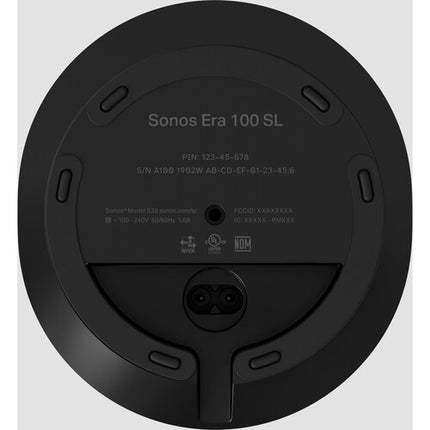 Sonos Era 100 SL altavoz negro Wi-Fi 6 Bluetooth 3 amplificadores Clase D