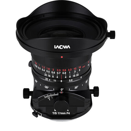Venus Optics Laowa 17mm f4 Zero-D Objetivo Tilt-Shift para FUJIFILM G 8mm Shift 10° Tilt