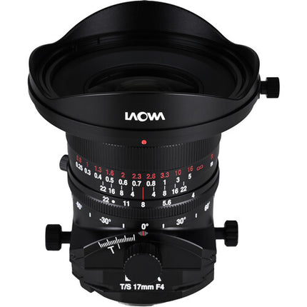 Venus Optics Laowa 17mm f4 Zero-D Objetivo Tilt-Shift L-Mount F22 12mm Shift 10° Tilt