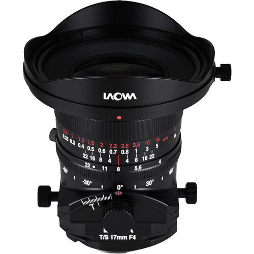 Venus Optics Laowa 17mm f4 Zero-D Objetivo Tilt-Shift L-Mount F22 12mm Shift 10° Tilt