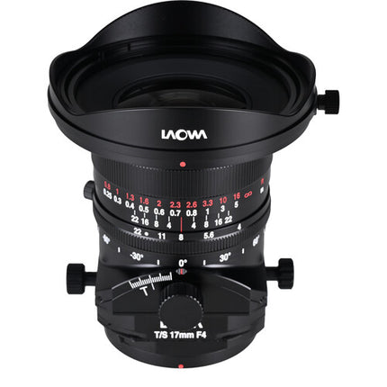 Venus Optics Laowa 17mm f/4 Zero-D Lente Tilt-Shift Nikon Z 12mm Shift 10° Tilt