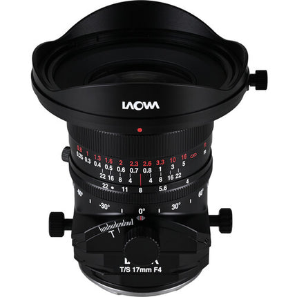 Venus Optics Laowa 17mm f4 Zero-D Tilt-Shift para Hasselblad X 86mm filtro 104° campo visión