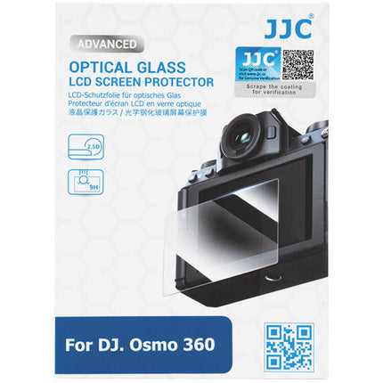 JJC Protector de Pantalla de Cristal para DJI Osmo 360 con Paño de Limpieza