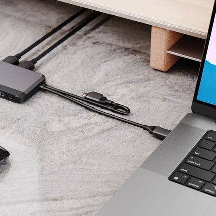 ALOGIC Dock USB-C 10 en 1 para Mac con Dual 4K HDMI y 100W PD