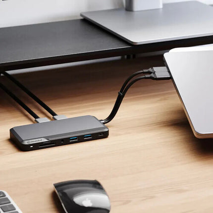 ALOGIC Dock USB-C 10 en 1 para Mac con Dual 4K HDMI y 100W PD