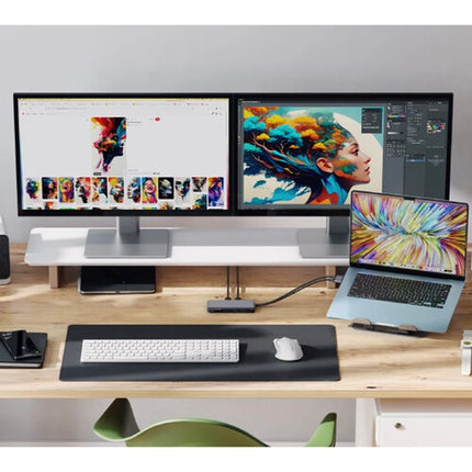 ALOGIC Dock USB-C 10 en 1 para Mac con Dual 4K HDMI y 100W PD