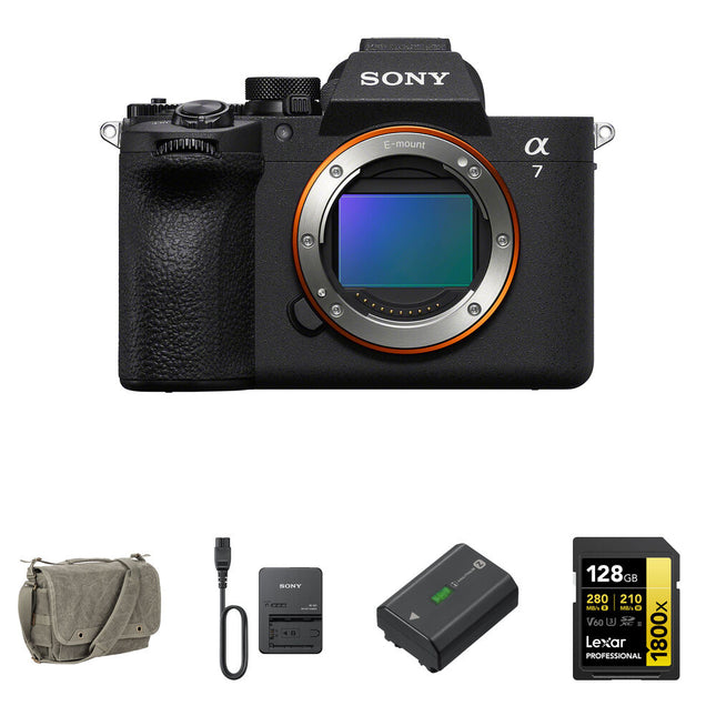Sony a7 V Cámara Sin Espejo 33MP 4K 60p Kit Essentials+ 128GB