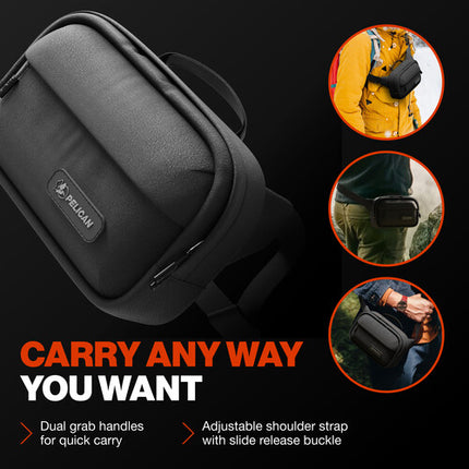 Pelican AEGIS Sx3 Access Sling Mochila Pequeña Negra con Divisor Interior