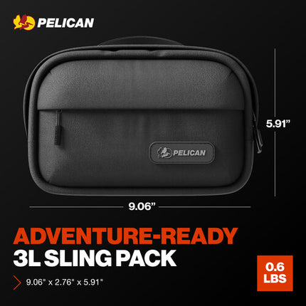 Pelican AEGIS Sx3 Access Sling Mochila Pequeña Negra con Divisor Interior