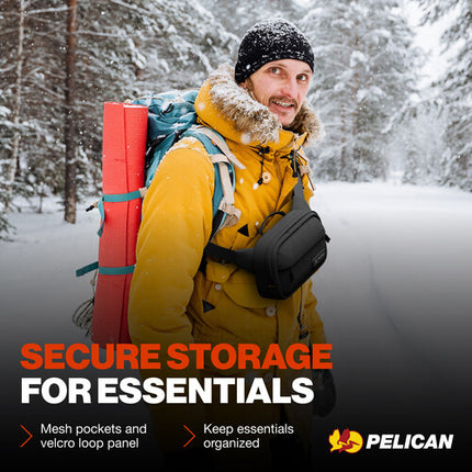 Pelican AEGIS Sx3 Access Sling Mochila Pequeña Negra con Divisor Interior
