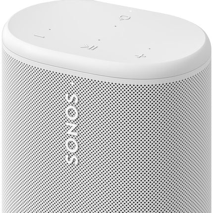 Sonos Play Blanco Altavoz Compacto Wi-Fi 6 24 Horas Batería Base Carga inalámbrica