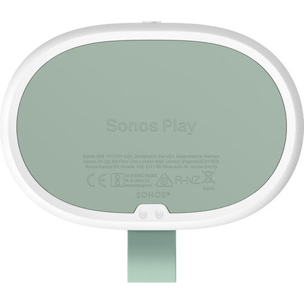 Sonos Play Blanco Altavoz Compacto Wi-Fi 6 24 Horas Batería Base Carga inalámbrica