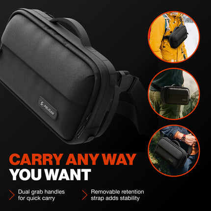 Pelican AEGIS Sx5 Access Sling Negro Grande Bolsa con Divisor Removible y Correa Ajustable