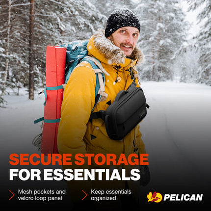 Pelican AEGIS Sx5 Access Sling Negro Grande Bolsa con Divisor Removible y Correa Ajustable
