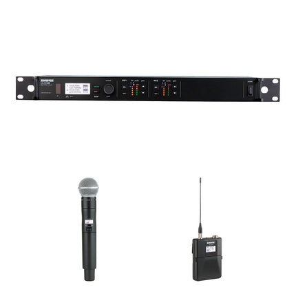 Shure ULXD124D/SM58 Sistema Inalámbrico Dual Canal Banda H50 534-598 MHz