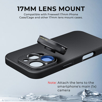 Freewell Cinematographer Pro Kit para iPhone 17 Pro Max con Lentes 1.33x Anamórficos y 16mm Gran Angular
