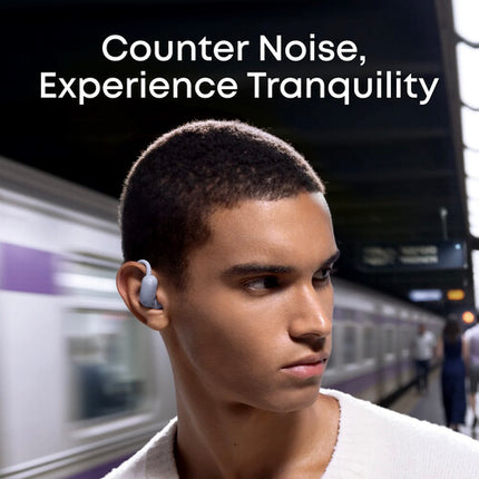 Soundcore by Anker AeroFit 2 Pro Auriculares Dual Form con ANC y Diámetros 11.8mm Morado