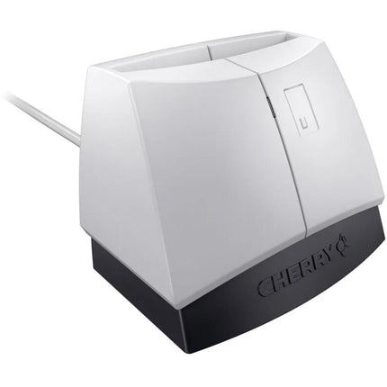 CHERRY SmartTerminal ST-1144 Lector SmartCard con Cable USB 2.0 Integrado y Base Pesada