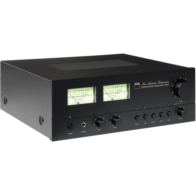 NAD Electronics C 3030S Amplificador Estéreo Integrado 50W Bluetooth HDMI eARC