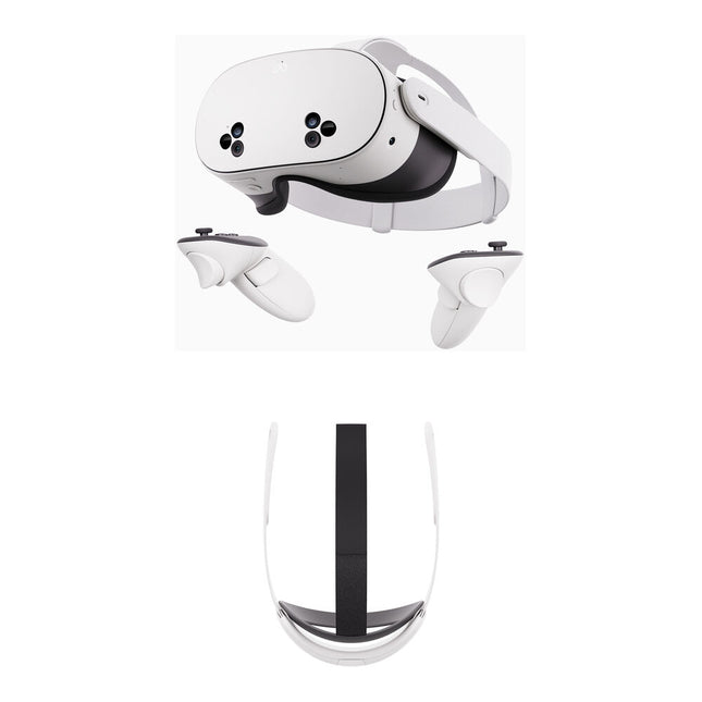 Meta QUEST 3S AIO Auriculares de Realidad Virtual con 3 Correas Elite