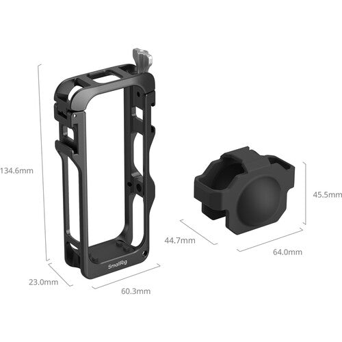 SmallRig Advanced Cage para Insta360 X4 Air Aluminio con Montura Rápida Magnética