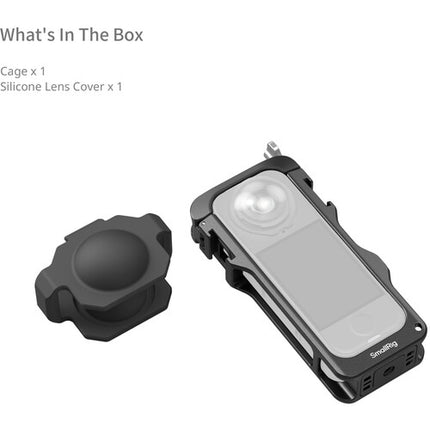 SmallRig Advanced Cage para Insta360 X4 Air Aluminio con Montura Rápida Magnética
