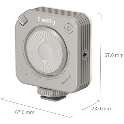 SmallRig P96 Neo mini luz LED bi-color para video 1590 Lux 2700-6500K Morandi Gray
